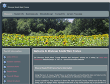 Tablet Screenshot of decouvrezsudouestfrance.com